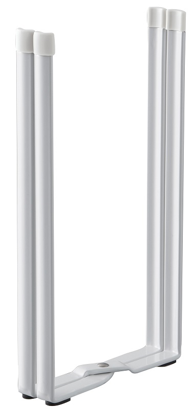 Supporto in acciaio porta bicchieri design moderno